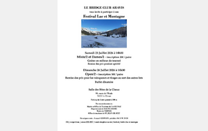 Festival Lac et Montagne
